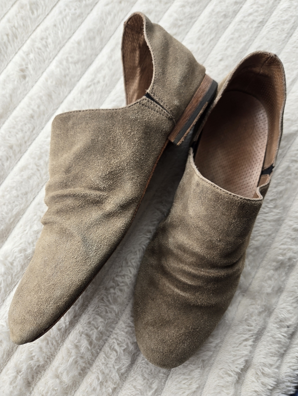 Fiorentini+Baker Moss Slouchy Suede Slip-on Flat
